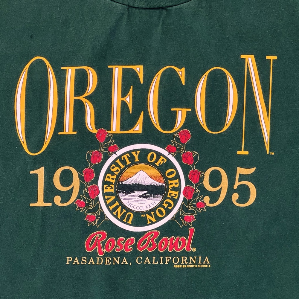 University of Oregon Rose Bowl 1995 T-Shirt Size XXL